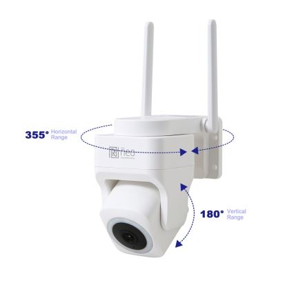 Immax NEO 07793L - Pametna zunanja kamera s senzorjem CUBE 4MP 5V IP65 Wi-Fi Tuya