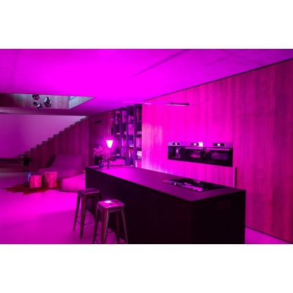 Immax NEO 07794CDO - Komplet 3x zatemnjevalnih LED žarnic RGB+CCT E27/14W/230V 2700K-6500K Tuya Wi-Fi + daljinski upravljalnik