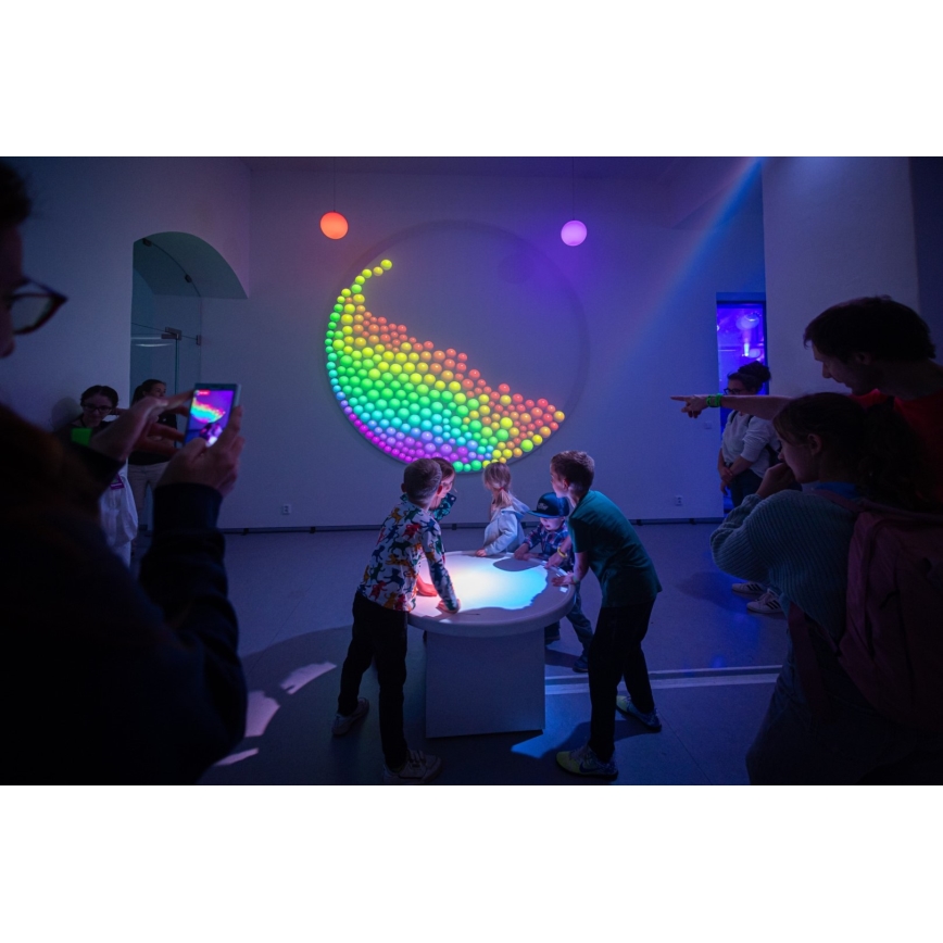 Immax NEO 07794CDO - Komplet 3x zatemnjevalnih LED žarnic RGB+CCT E27/14W/230V 2700K-6500K Tuya Wi-Fi + daljinski upravljalnik