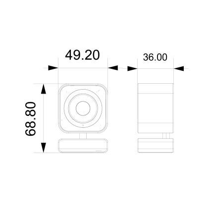 Immax NEO 07796L-Pametna notranja kamera s senzorjem LITTLE CUBE 3MP 5V Wi-Fi Tuya