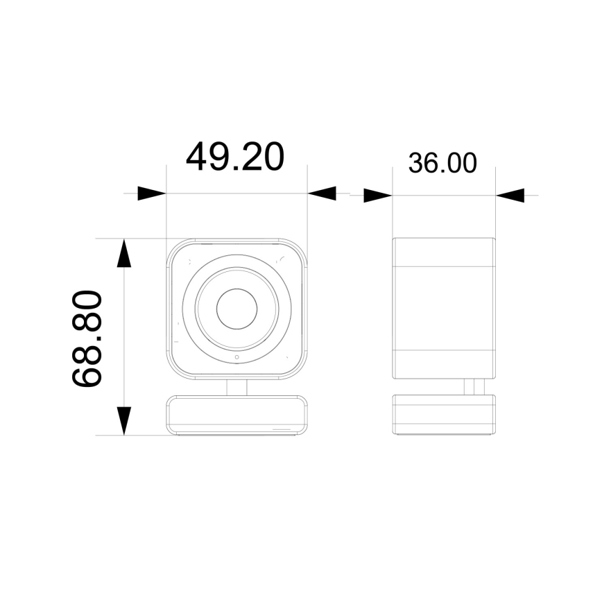 Immax NEO 07796L-Pametna notranja kamera s senzorjem LITTLE CUBE 3MP 5V Wi-Fi Tuya