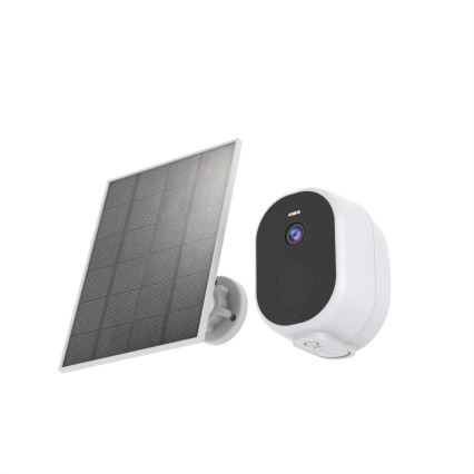 Immax NEO 07802L - Pametna zunanja solarna kamera s senzorjem BARREL 5000 mAh Wi-Fi Tuya IP65