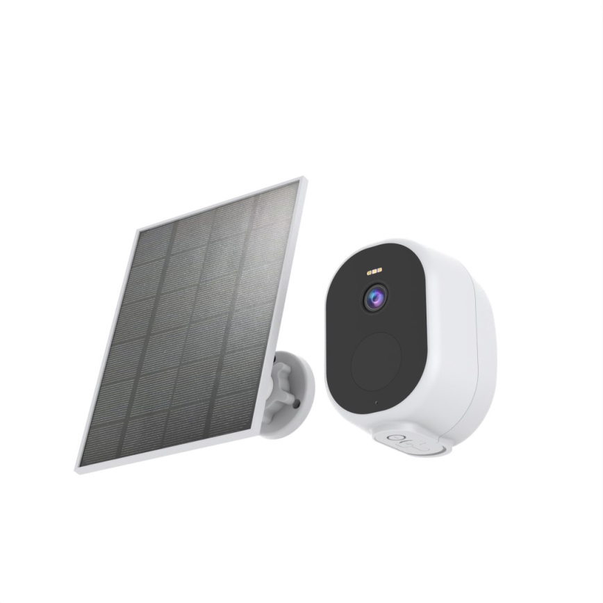Immax NEO 07802L - Pametna zunanja solarna kamera s senzorjem BARREL 5000 mAh Wi-Fi Tuya IP65