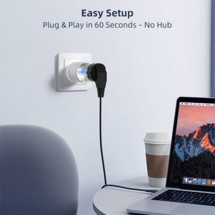 Immax NEO 07812L - Pametna vtičnica E 3500W Tuya Wi-Fi