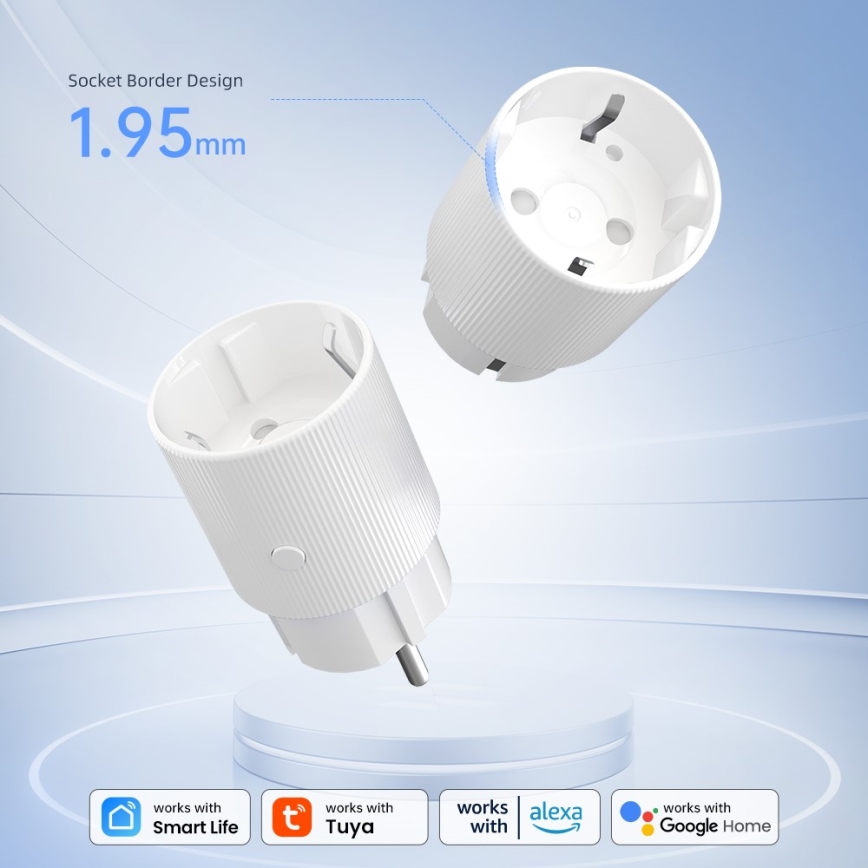 Immax NEO 07813L - Pametna vtičnica F 3500W Tuya Wi-Fi