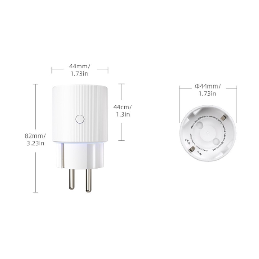 Immax NEO 07813L - Pametna vtičnica F 3500W Tuya Wi-Fi