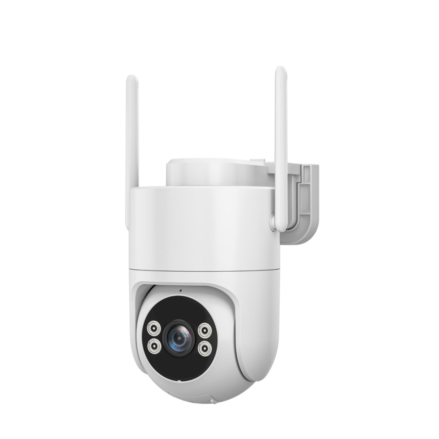 Immax NEO 07819L - Pametna zunanja kamera s 4 MP senzorjem, 5V napajanjem, zaščita IP65, Tuya Wi-Fi