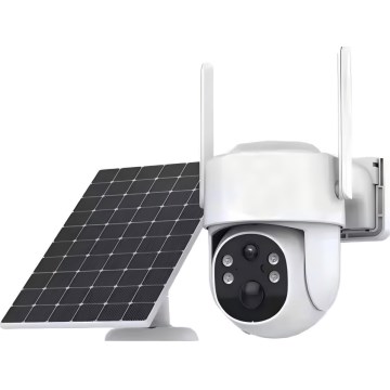 Immax NEO 07820L - Pametna zunanja solarna kamera s senzorjem, 6000 mAh baterijo, IP65, Tuya