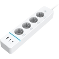 Immax NEO 07821L - Pametni razdelilec NEO LITE 4x AC + 1x USB + 2x USB‑C Tuya Wi‑Fi