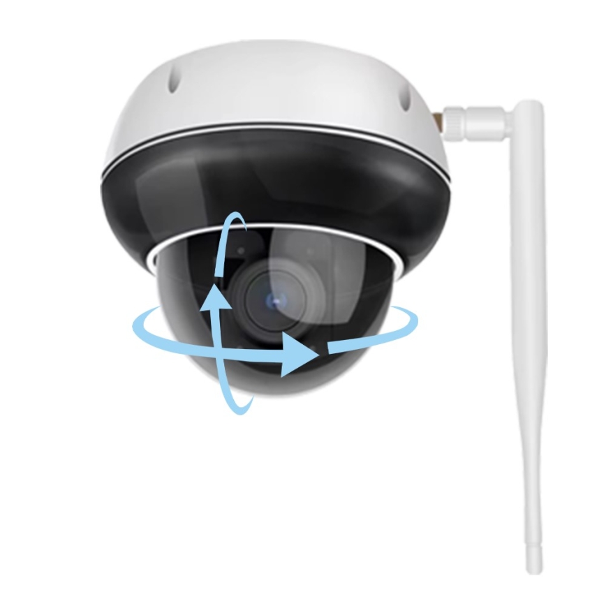 Immax NEO 07825L - Pametna zunanja kamera s senzorjem DOME 5MP 230V IP66 TUYA Wi-Fi