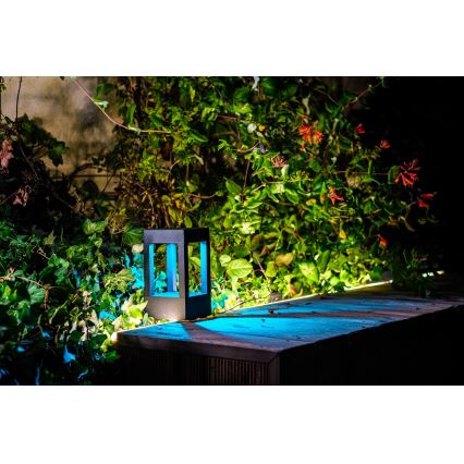 Immax NEO 07902L - LED RGB+CCT Zatemnitvena zunanja svetilka NEO LITE CUBE LED/10W/230V 2700-6500K IP67 Wi-Fi Tuya črna