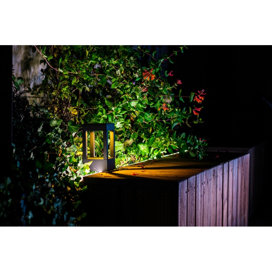 Immax NEO 07902L - LED RGB+CCT Zatemnitvena zunanja svetilka NEO LITE CUBE LED/10W/230V 2700-6500K IP67 Wi-Fi Tuya črna