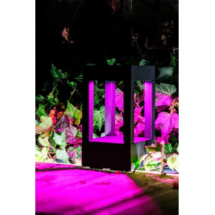 Immax NEO 07902L - LED RGB+CCT Zatemnitvena zunanja svetilka NEO LITE CUBE LED/10W/230V 2700-6500K IP67 Wi-Fi Tuya črna