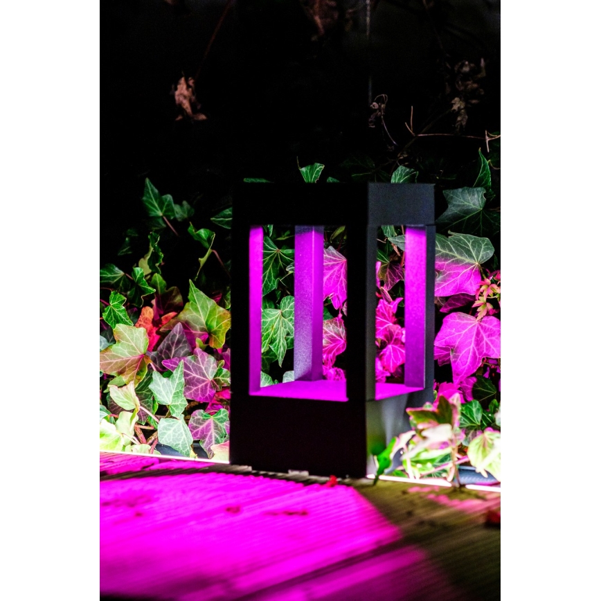 Immax NEO 07902L - LED RGB+CCT Zatemnitvena zunanja svetilka NEO LITE CUBE LED/10W/230V 2700-6500K IP67 Wi-Fi Tuya črna