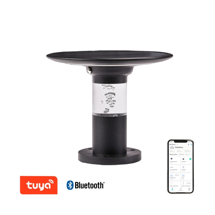 Immax NEO 07908L - LED RGB+CW/W Zatemnjiva solarna svetilka LED/2W/5V IP54 Tuya 4000 mAh
