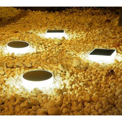 Immax NEO 07910L - LED RGB nastavljiva solarna svetilka s senzorjem NEO LITE LED/1W/5V okrogla IP54 Tuya 1300 mAh