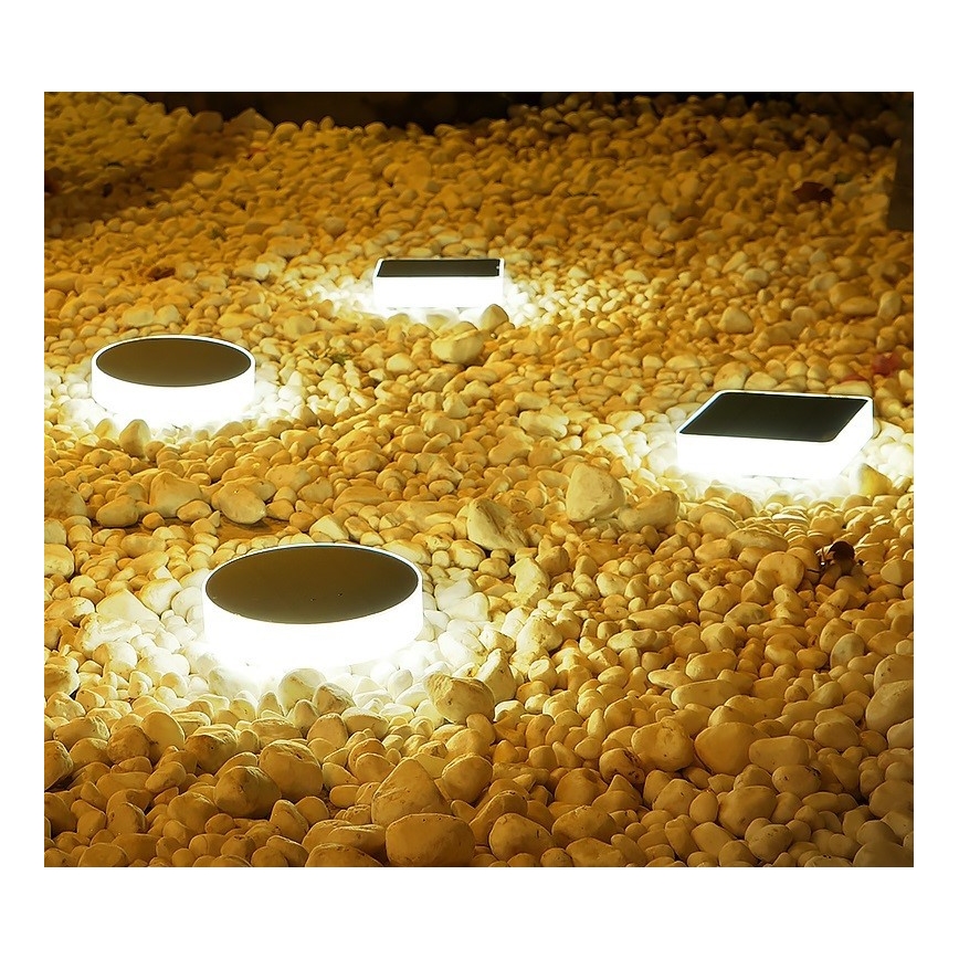 Immax NEO 07910L - LED RGB nastavljiva solarna svetilka s senzorjem NEO LITE LED/1W/5V okrogla IP54 Tuya 1300 mAh