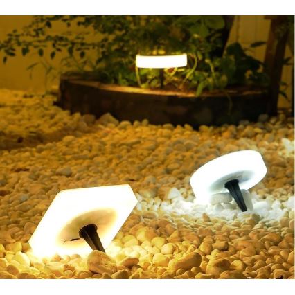 Immax NEO 07910L - LED RGB Zatemnitvena solarna svetilka s senzorjem NEO LITE LED/1W/5V okrogla IP54 Tuya 1300 mAh