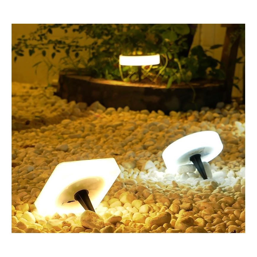 Immax NEO 07910L - LED RGB Zatemnitvena solarna svetilka s senzorjem NEO LITE LED/1W/5V okrogla IP54 Tuya 1300 mAh