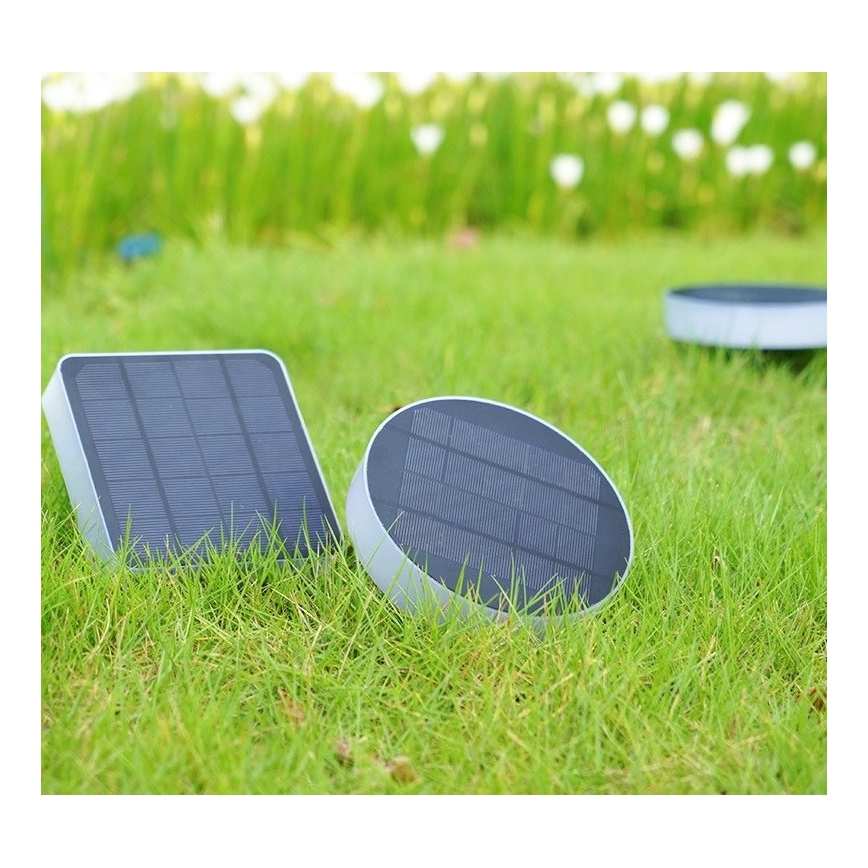 Immax NEO 07911L - LED RGB Zatemnitvena solarna svetilka s senzorjem NEO LITE LED/1W/5V kvadraten IP54 Tuya 1300 mAh
