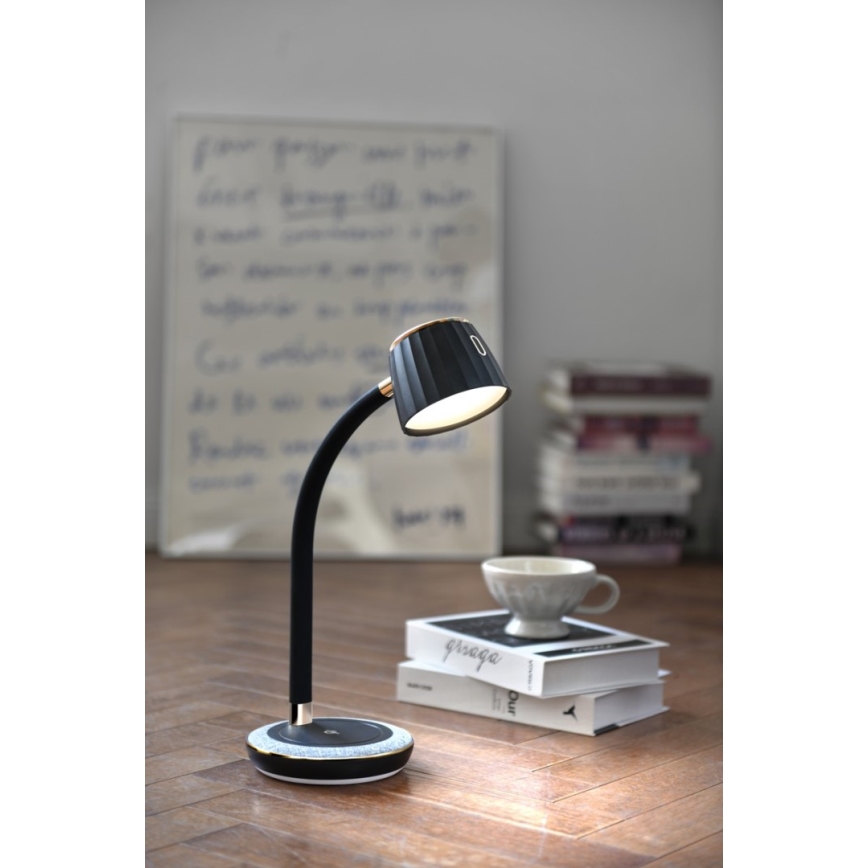 Immax NEO 08996L - LED Zatemnitvena namizna svetilka z brezžičnim polnjenjem PERLA LED/1,5W + LED/6W/230V 3800-4300K