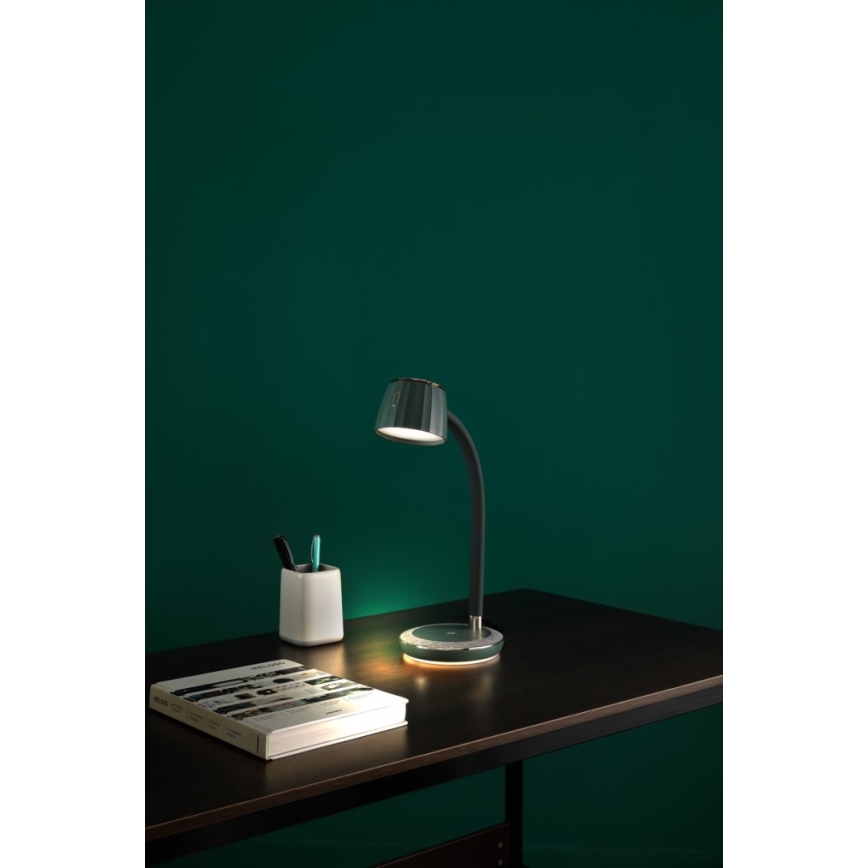 Immax NEO 08996L - LED Zatemnitvena namizna svetilka z brezžičnim polnjenjem PERLA LED/1,5W + LED/6W/230V 3800-4300K