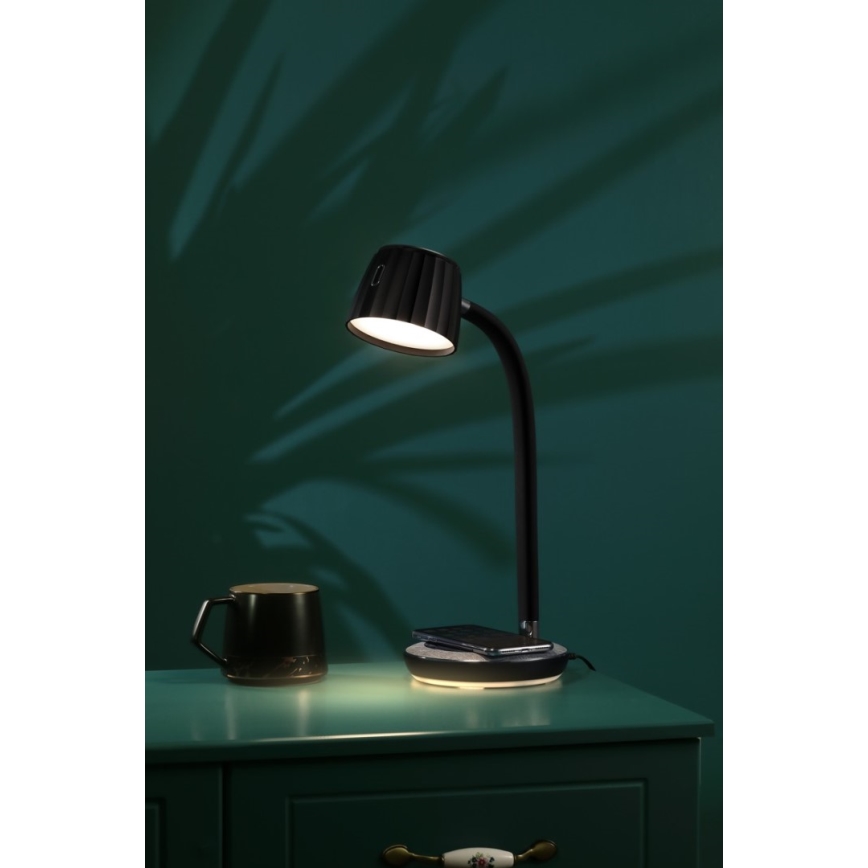 Immax NEO 08996L - LED Zatemnitvena namizna svetilka z brezžičnim polnjenjem PERLA LED/1,5W + LED/6W/230V 3800-4300K