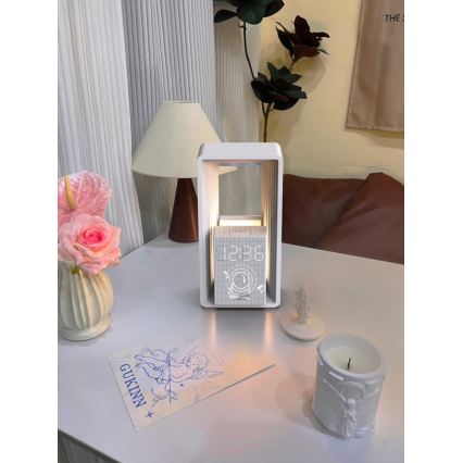 Immax NEO 09113L - LED namizna svetilka s budilko in polnjenjem CALM LED/3,5W/5V