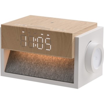 Immax NEO 09114L - LED namizna svetilka z budilko in polnjenjem CALM LED/1,2W/5V