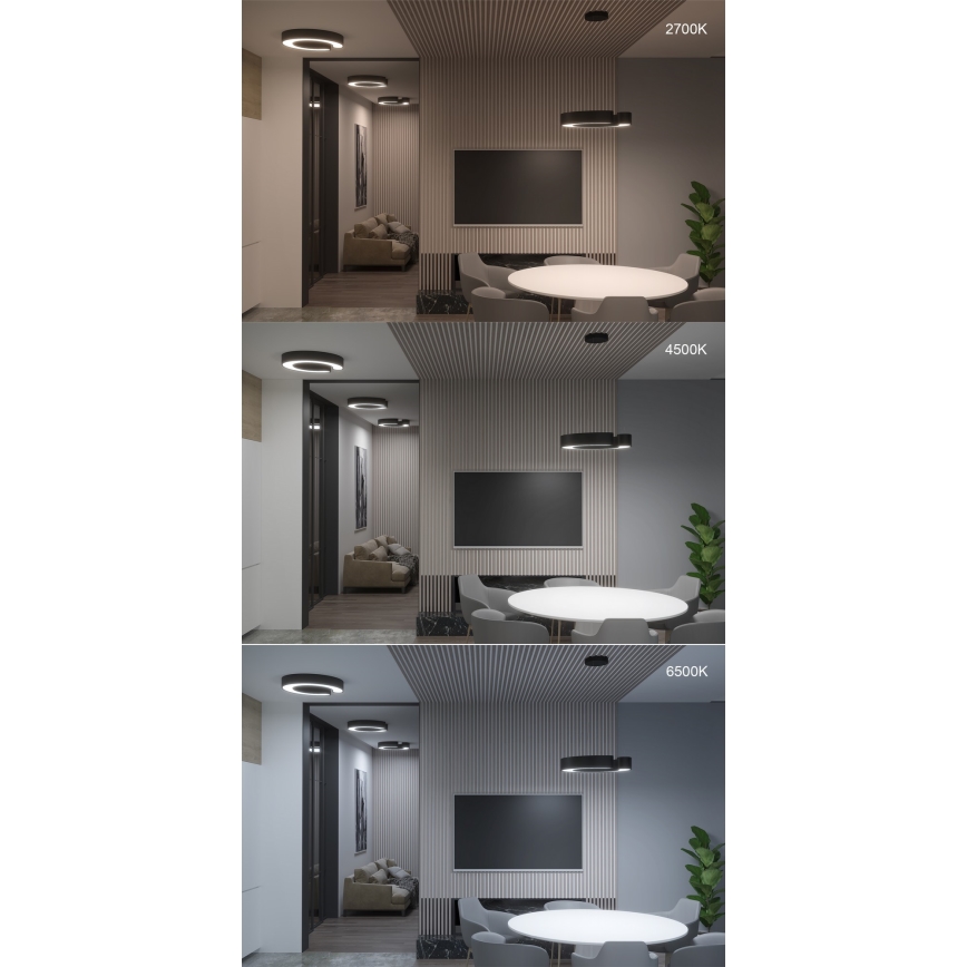 Immax NEO 7133 - LED SMART Zatemnitvena stropna svetilka CÉČKO LED/52W/230V + Daljinski upravljalnik 60 cm Tuya ZigBee
