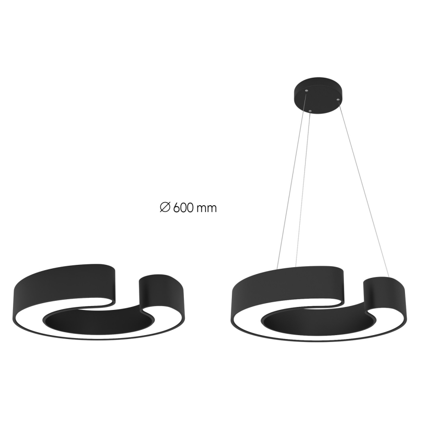Immax NEO 7133 - LED SMART Zatemnitvena stropna svetilka CÉČKO LED/52W/230V + Daljinski upravljalnik 60 cm Tuya ZigBee