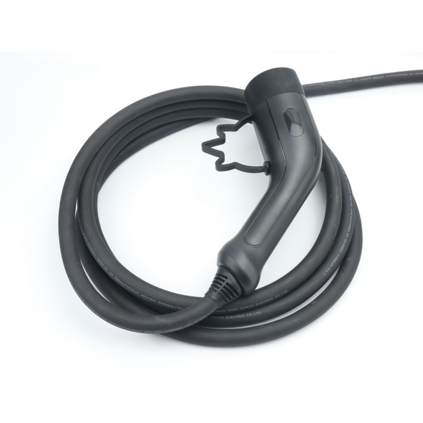 Immax - Potovalna polnilna postaja za električna vozila AC Type 2 16A/380V 11kW + vtičnica 230V, 3,7kW 5m + torbica