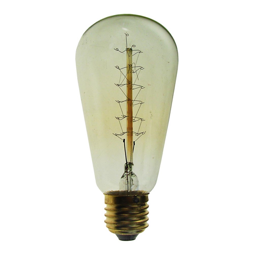 Industrijska dekorativna zatemnitvena žarnica SELEBY ST64 E27/40W/230V 2200K