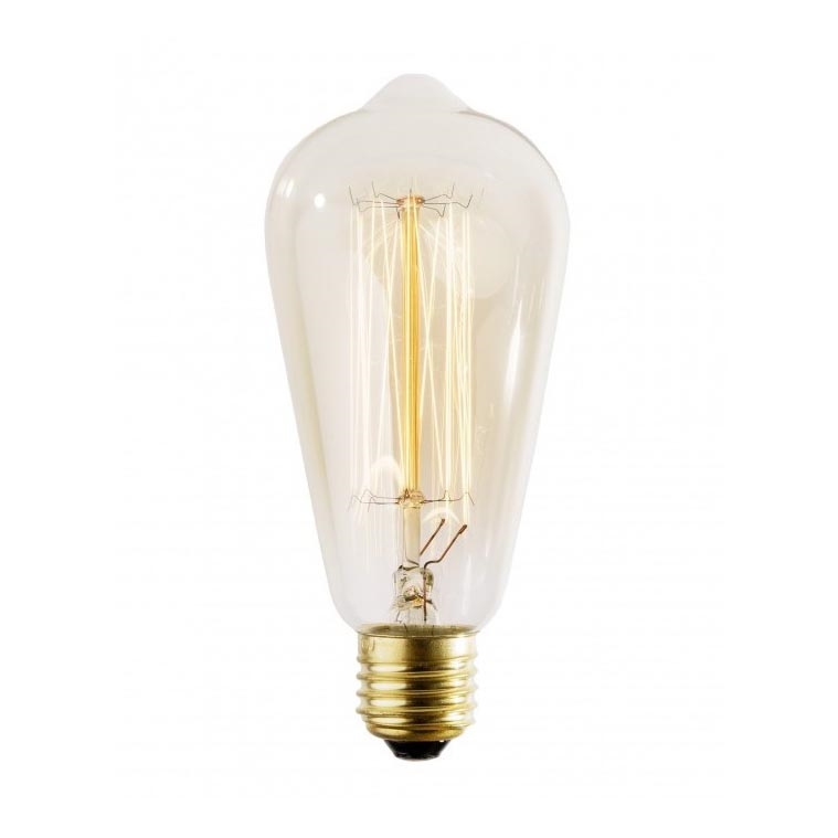 Industrijska dekorativna zatemnitvena žarnica SELEBY ST64 E27/40W/230V 2200K