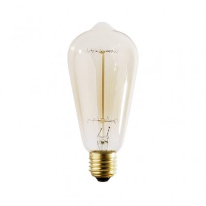 Industrijska dekorativna zatemnitvena žarnica SELEBY ST64 E27/40W/230V 2200K