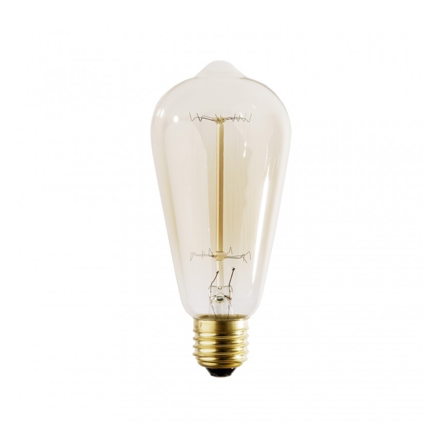 Industrijska dekorativna zatemnitvena žarnica SELEBY ST64 E27/40W/230V 2200K