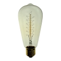 Industrijska dekorativna zatemnitvena žarnica SELEBY ST64 E27/40W/230V 2200K