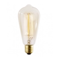 Industrijska dekorativna zatemnitvena žarnica SELEBY ST64 E27/60W/230V 2200K