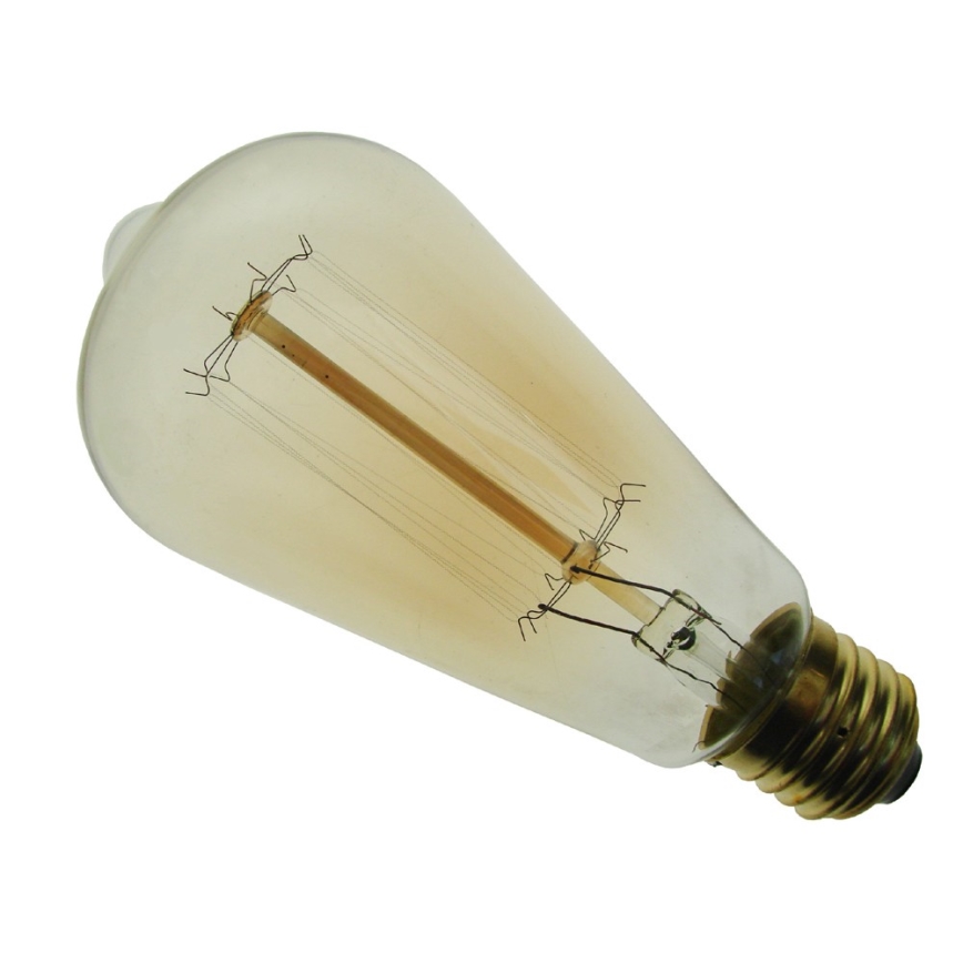 Industrijska dekorativna zatemnitvena žarnica SELEBY ST64 E27/60W/230V 2200K