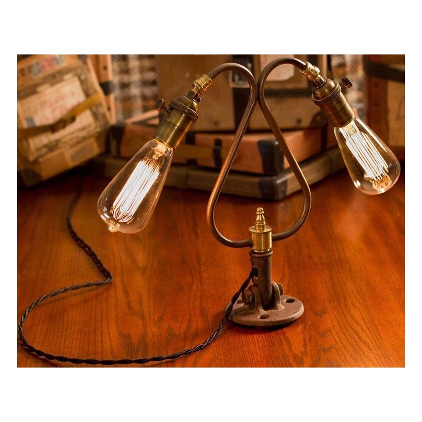 Industrijska dekorativna zatemnitvena žarnica SELEBY ST64 E27/60W/230V 2200K