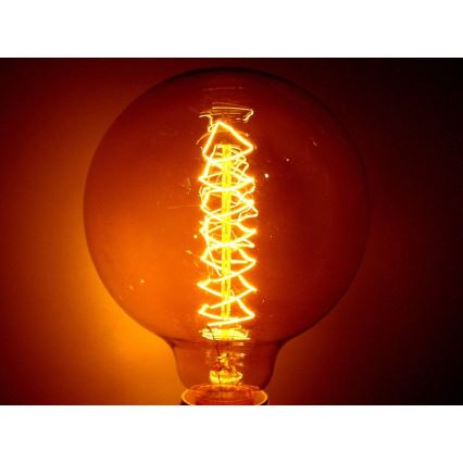Industrijska dekorativna zatemnitvena žarnica SELRED G125 E27/60W/230V 2200K 260 lm