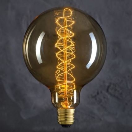 Industrijska dekorativna zatemnjevalna žarnica SELRED G125 E27/60W/230V 3000K