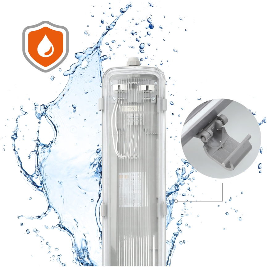 Industrijska fluorescentna svetilka 2xG13/22W/230V IP65