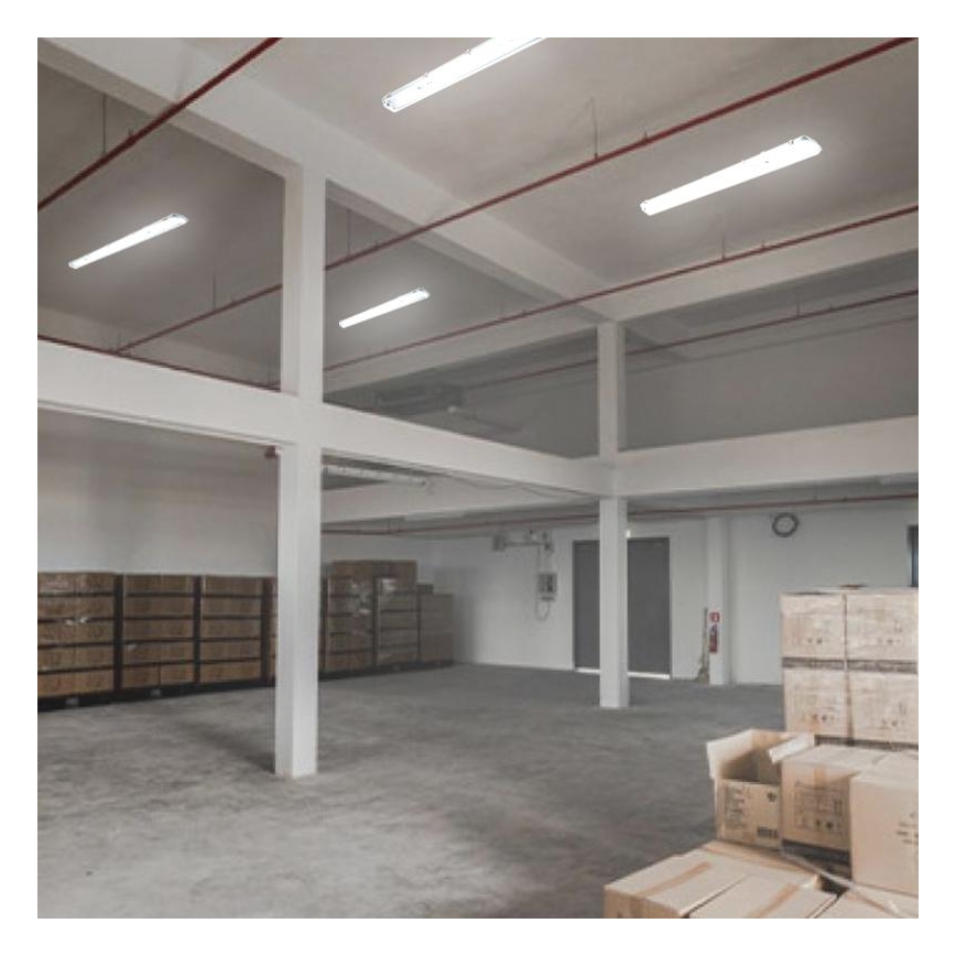 Industrijska fluorescentna svetilka T8 2xG13/18W/230V IP65 126 cm