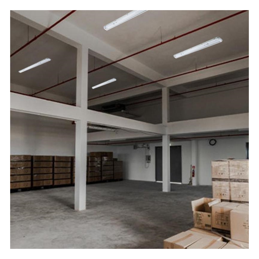 Industrijska fluorescentna svetilka T8 2xG13/18W/230V IP65 126 cm