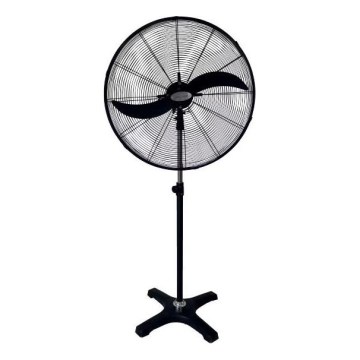 Industrijski stojalni ventilator 160W/230V, premer 66 cm, črne barve