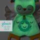 Infantino - Nočna svetilka s svetlečo plišasto igračo Owl