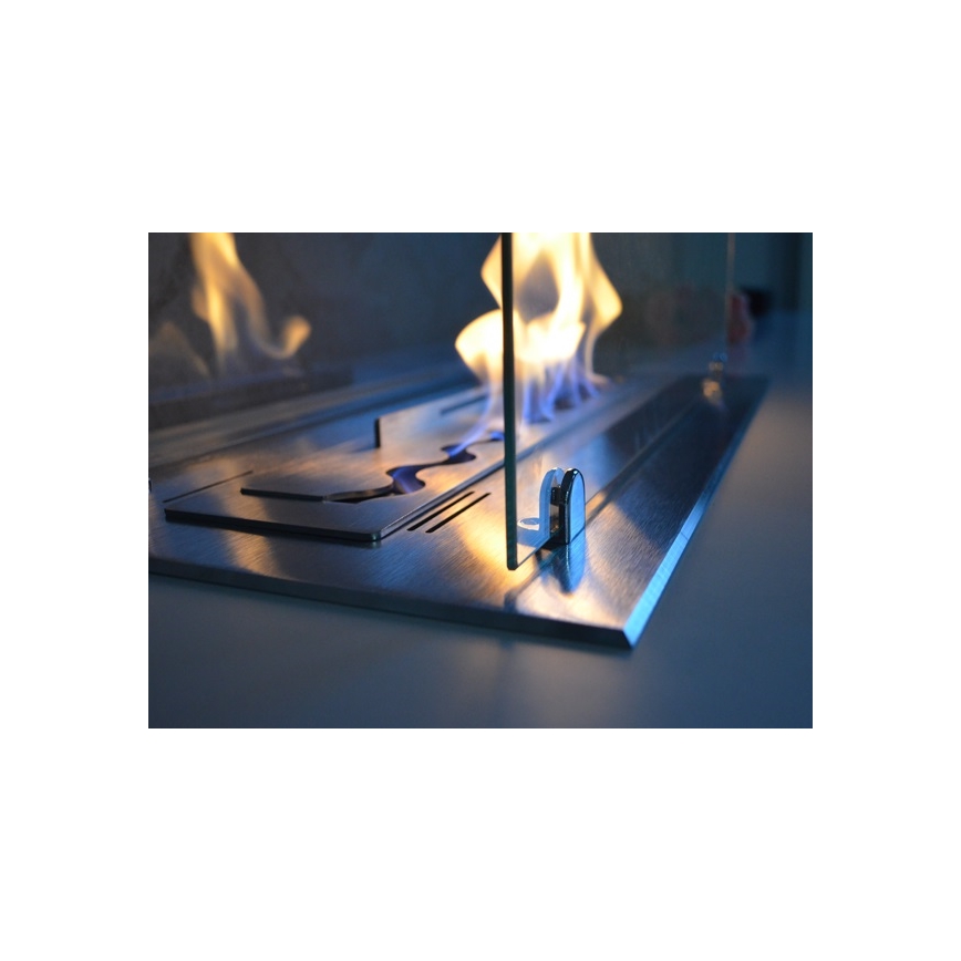 InFire - BIO kamin 110x75 cm 3kW bifacial
