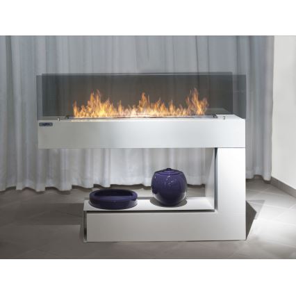 InFire - BIO kamin 110x85,5 cm 3kW bela