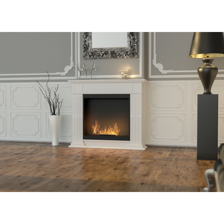 InFire - BIO Kamin 115x100 cm 3kW bela